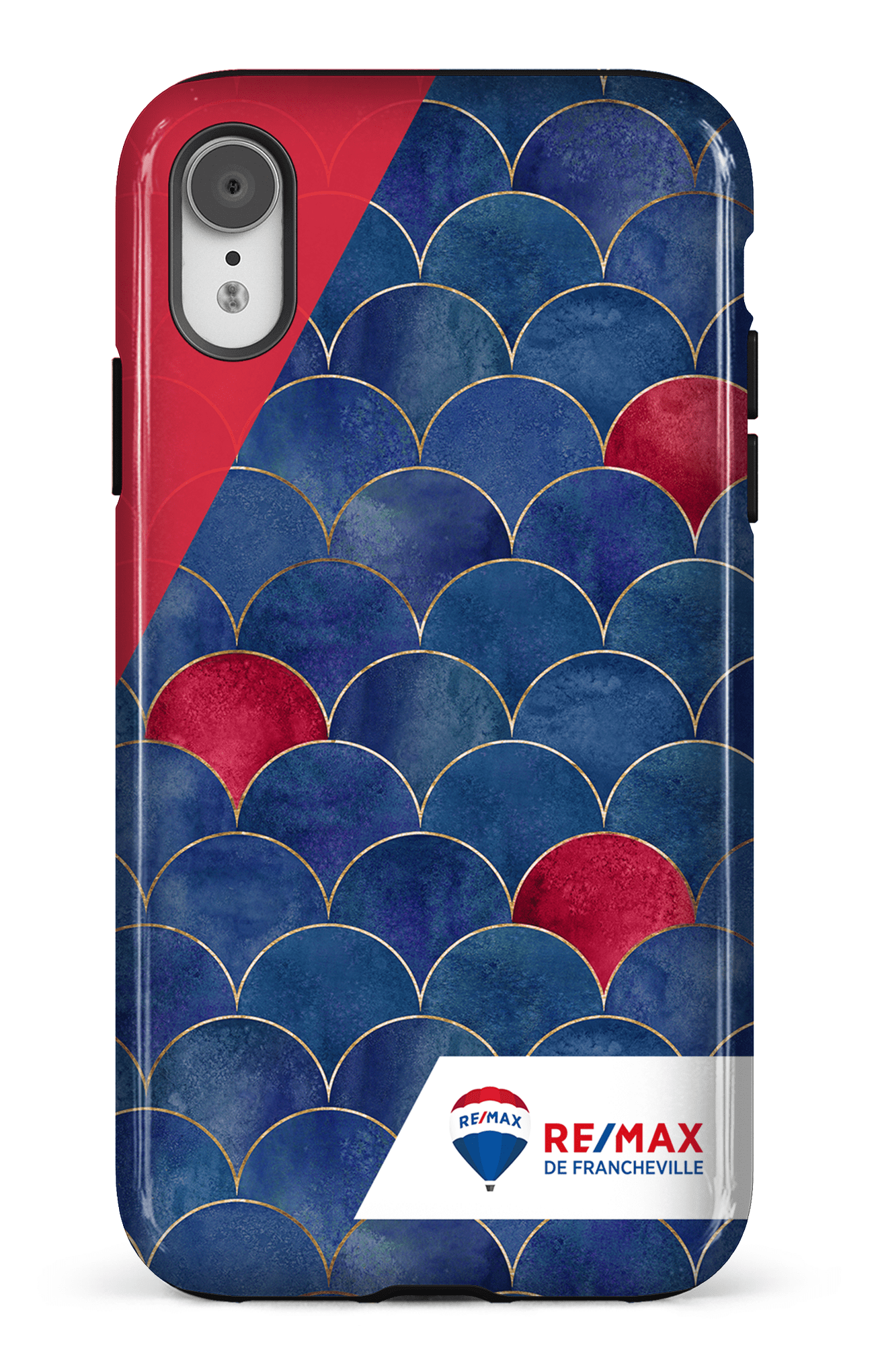 iPhone XR Tough Écailles bicolores de Francheville -