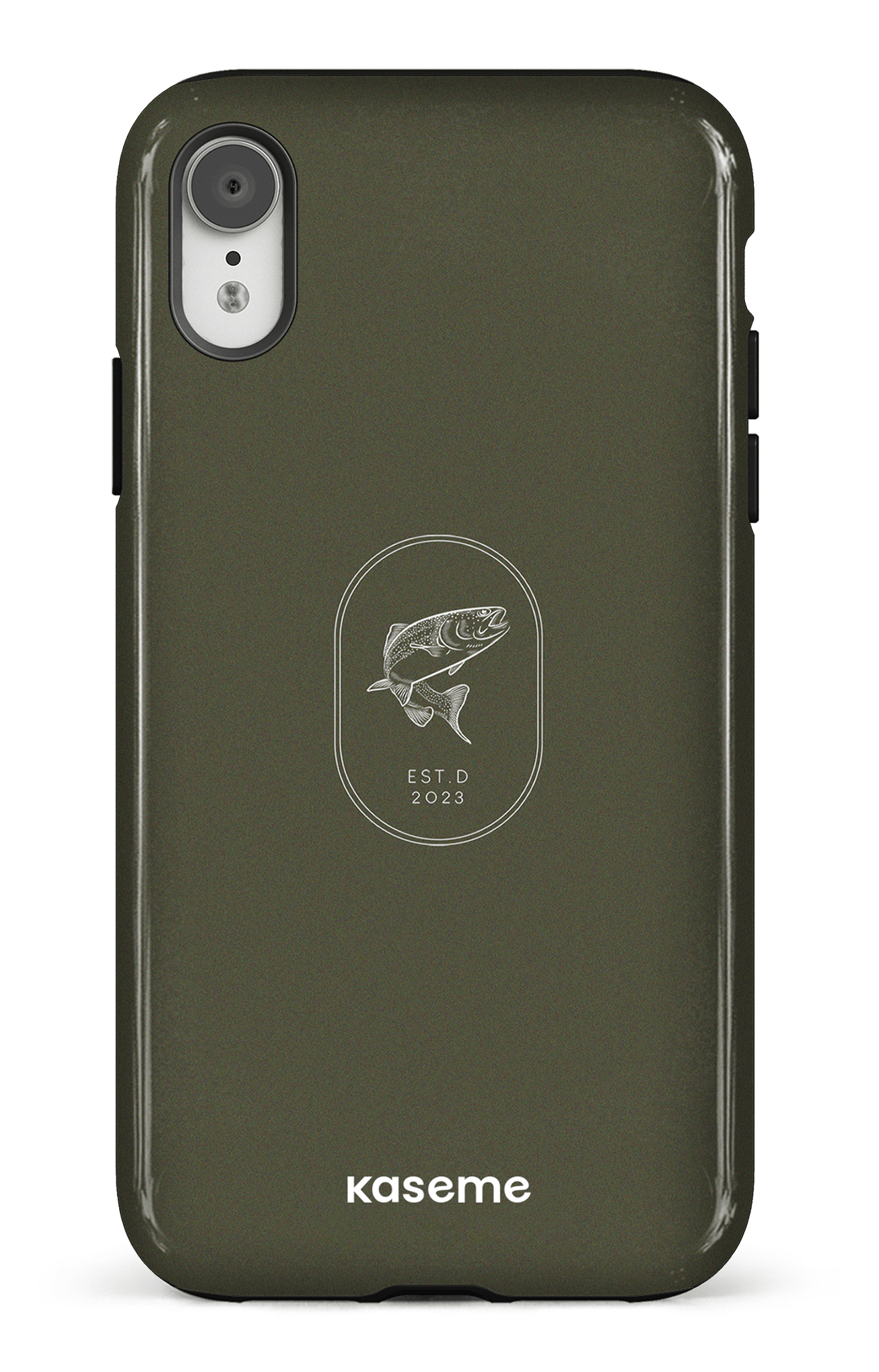 iPhone XR Tough Fishing Green -