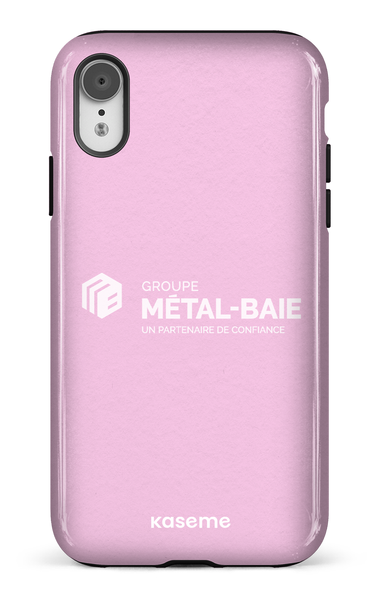 iPhone XR Tough Métal-Baie Rose -