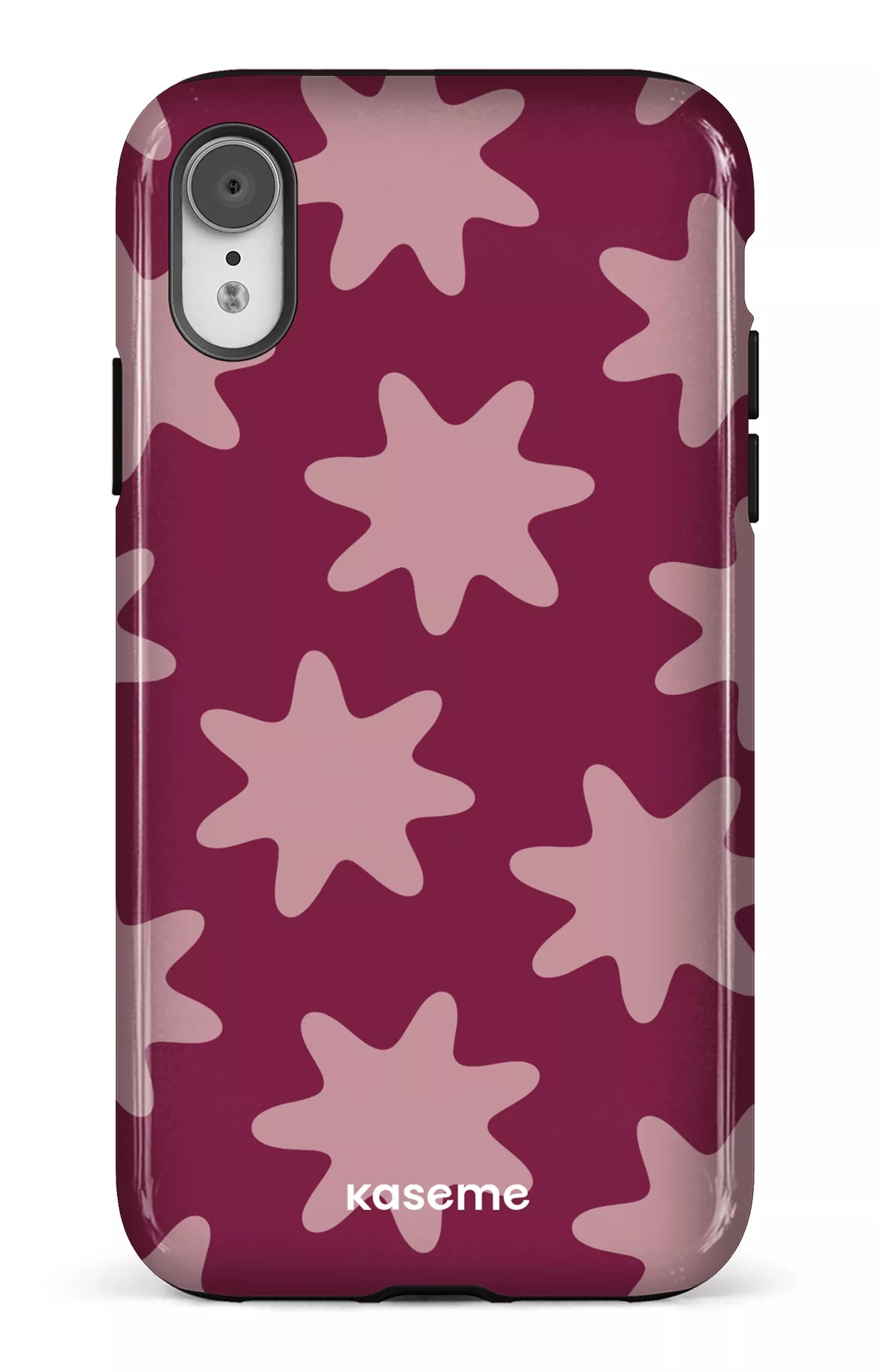 iPhone XR Tough Unframed Burgundy -