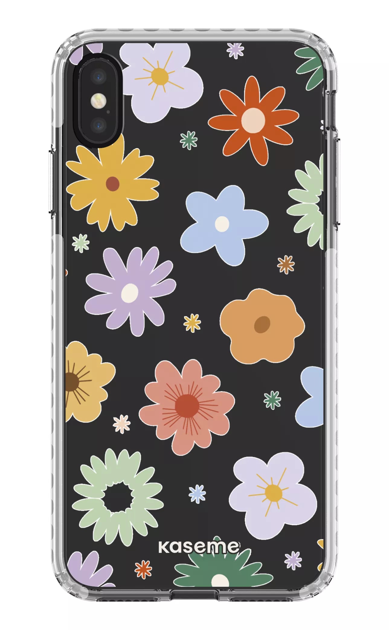 iPhone XS Max Clear Case - White Adore Clear Case -