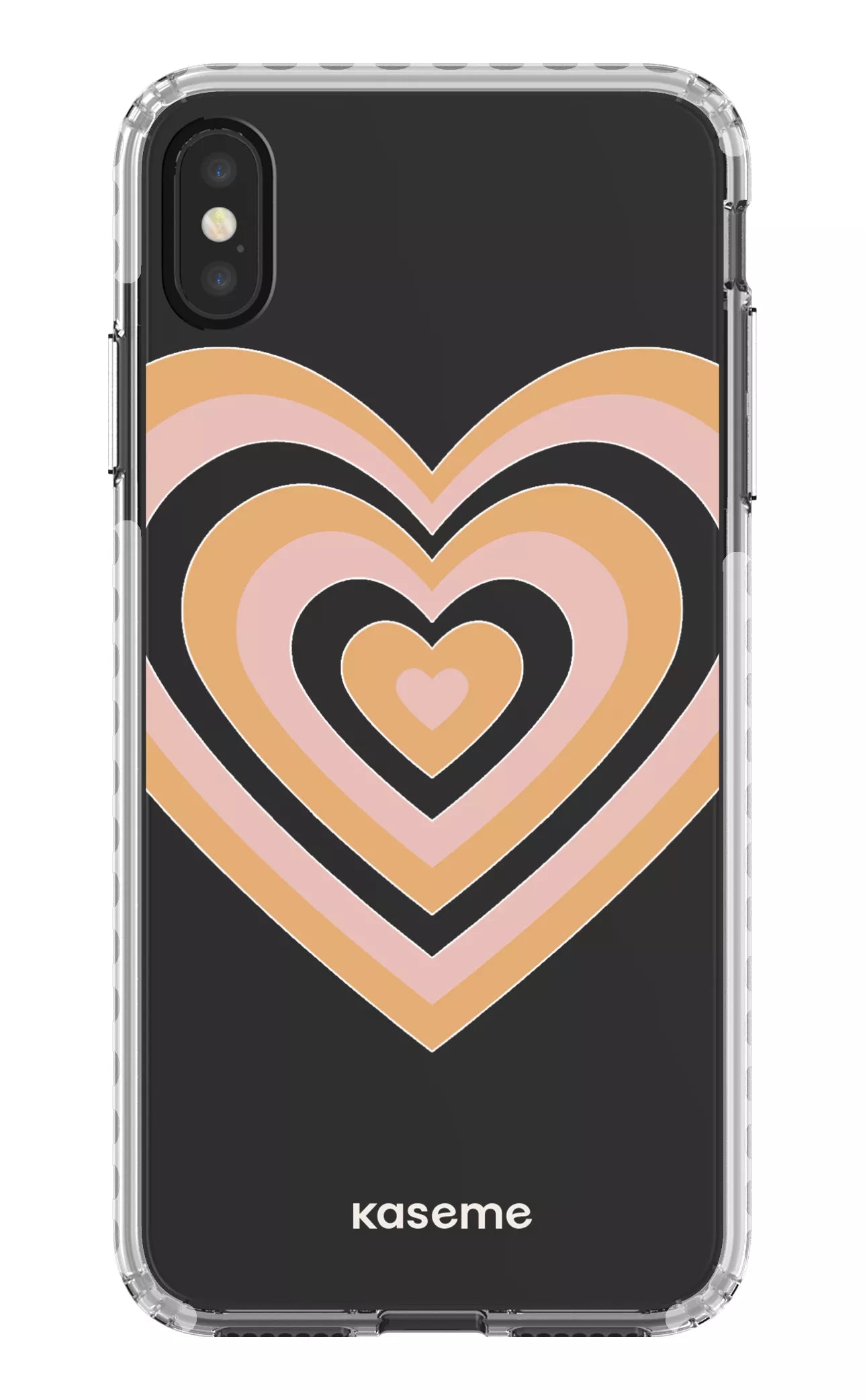 iPhone XS Max Clear Case - White Amor Clear Case -