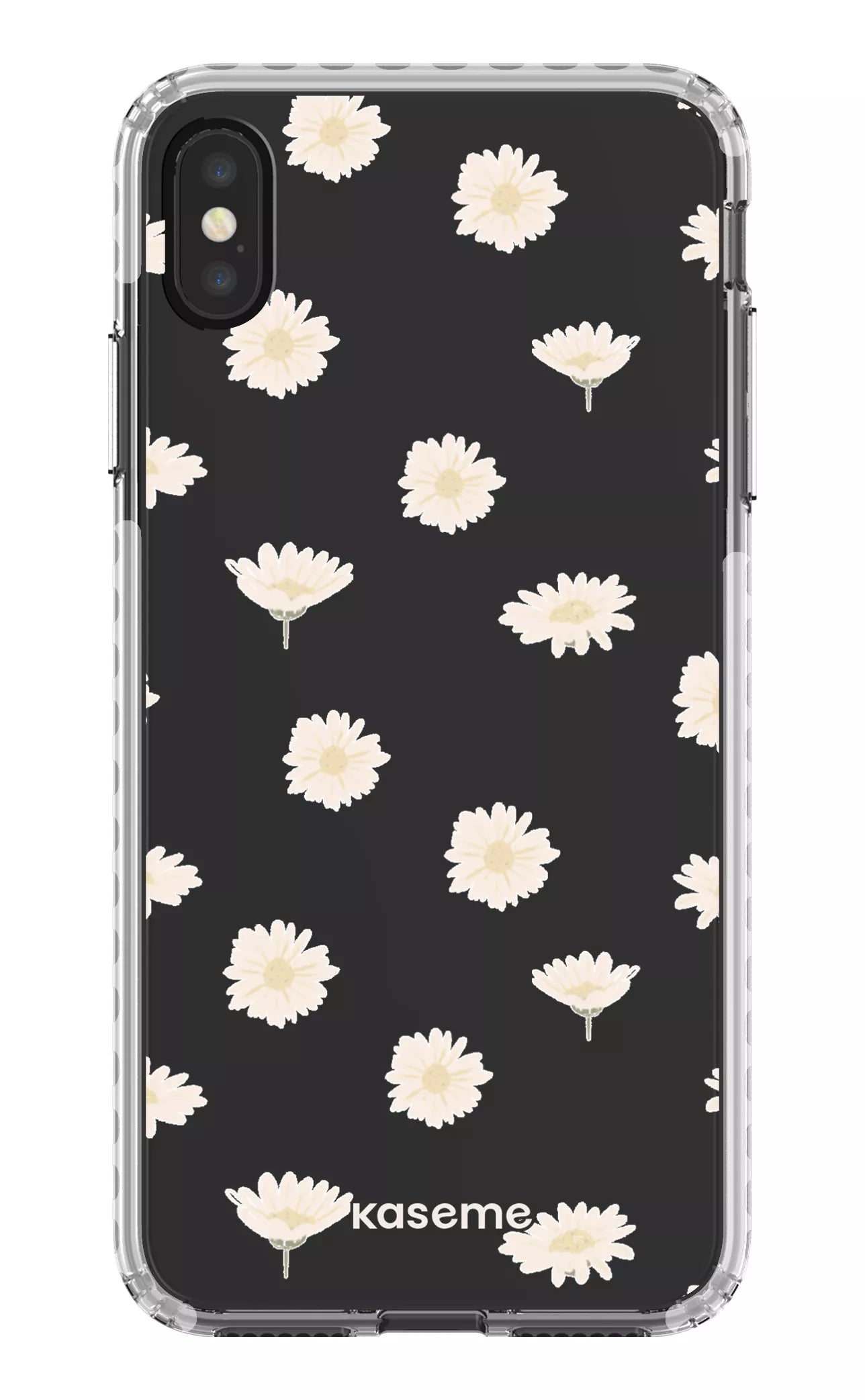 iPhone XS Max Clear Case - White Bella Clear Case -