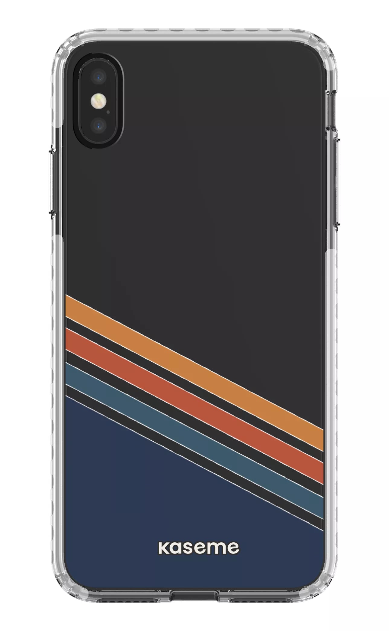 iPhone XS Max Clear Case - White Bitter Clear Case -