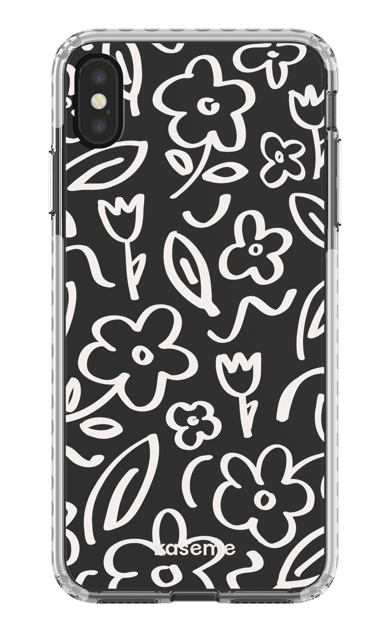 iPhone XS Max Clear Case - White Brooklyn Clear Case -