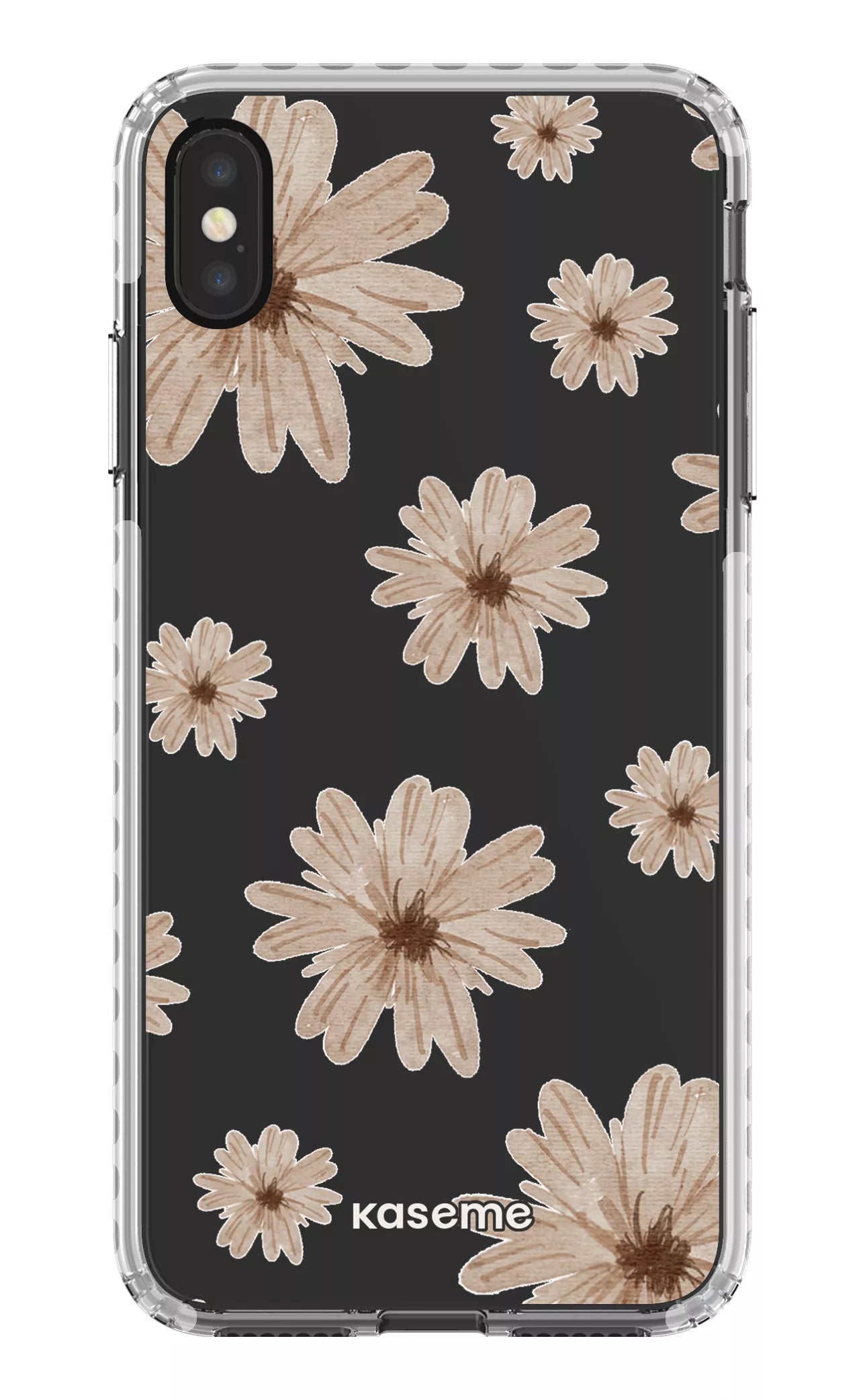 iPhone XS Max Clear Case - White Delicate Dreams Clear Case -