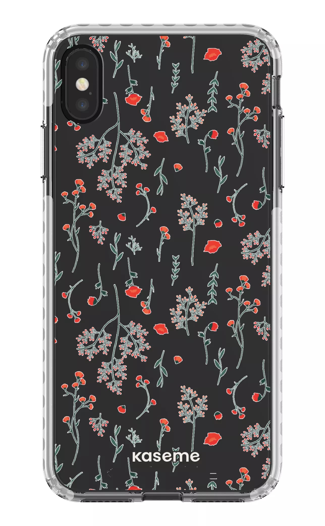 iPhone XS Max Clear Case - White Evelyn Clear Case -