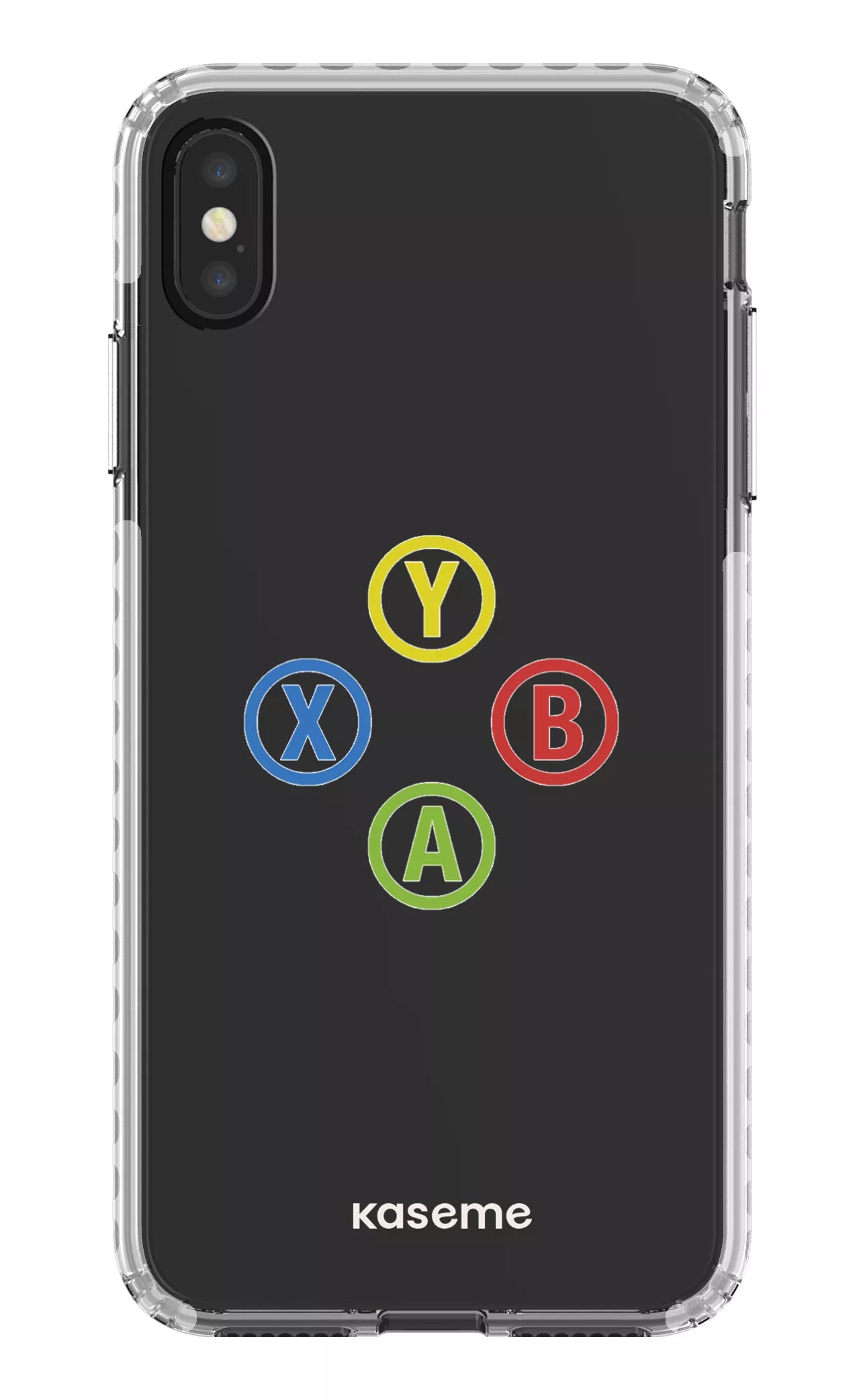 iPhone XS Max Clear Case - White Game Clear Case -