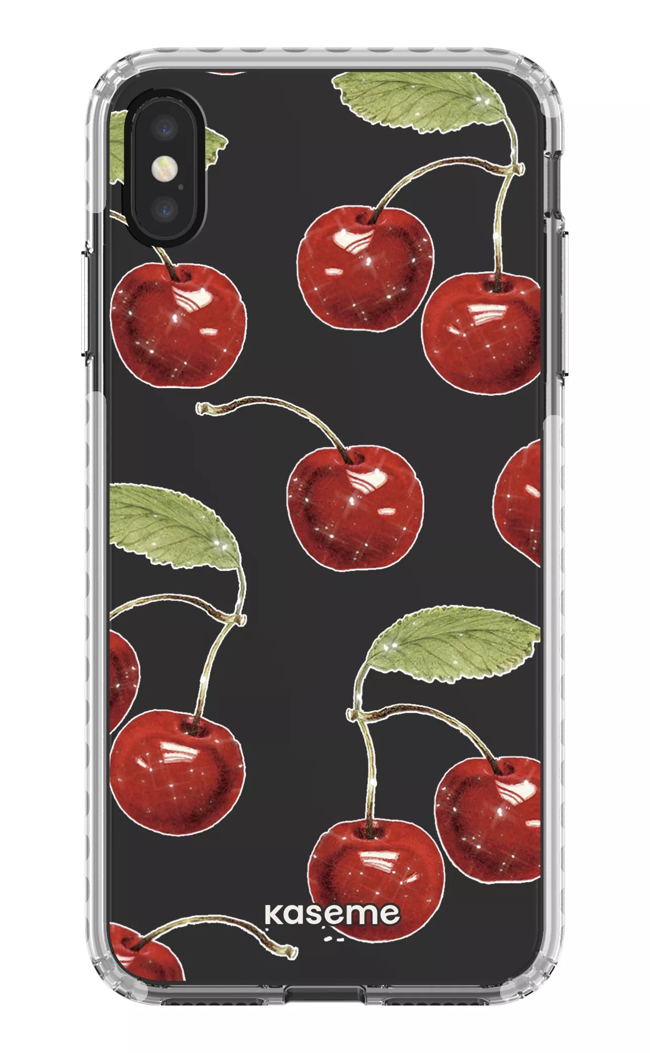 iPhone XS Max Clear Case - White Juicy Clear Case -