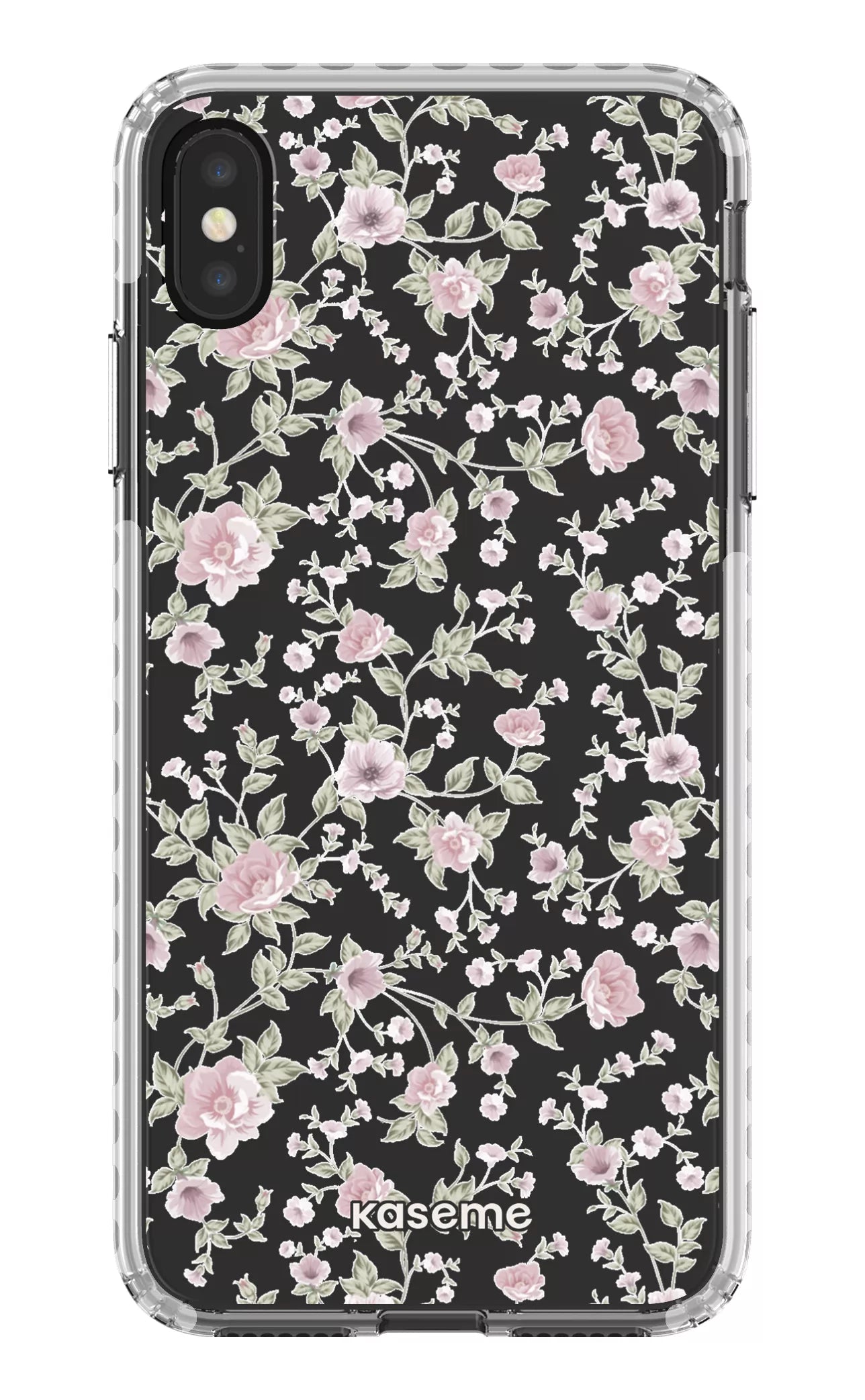 iPhone XS Max Clear Case - White La Vie en Rose Clear Case -