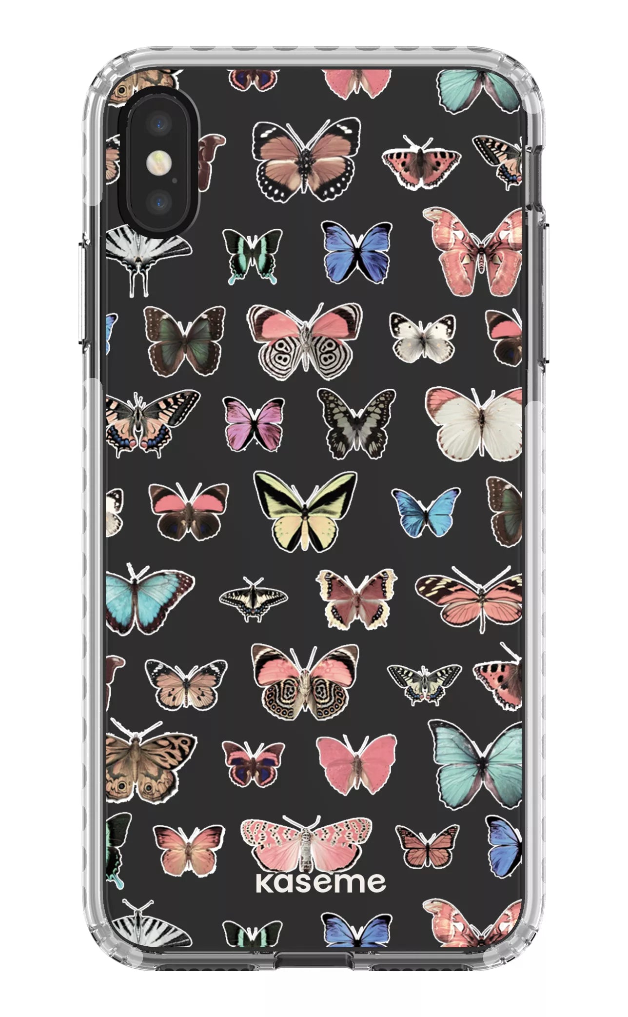 iPhone XS Max Clear Case - White Paloma Clear Case -