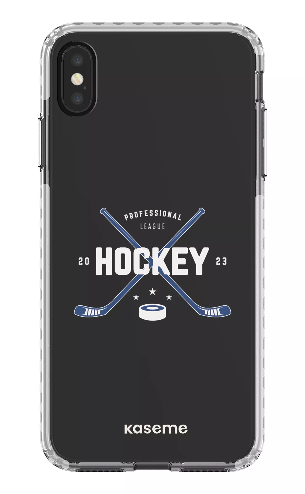 iPhone XS Max Clear Case - White Playoffs Clear Case -