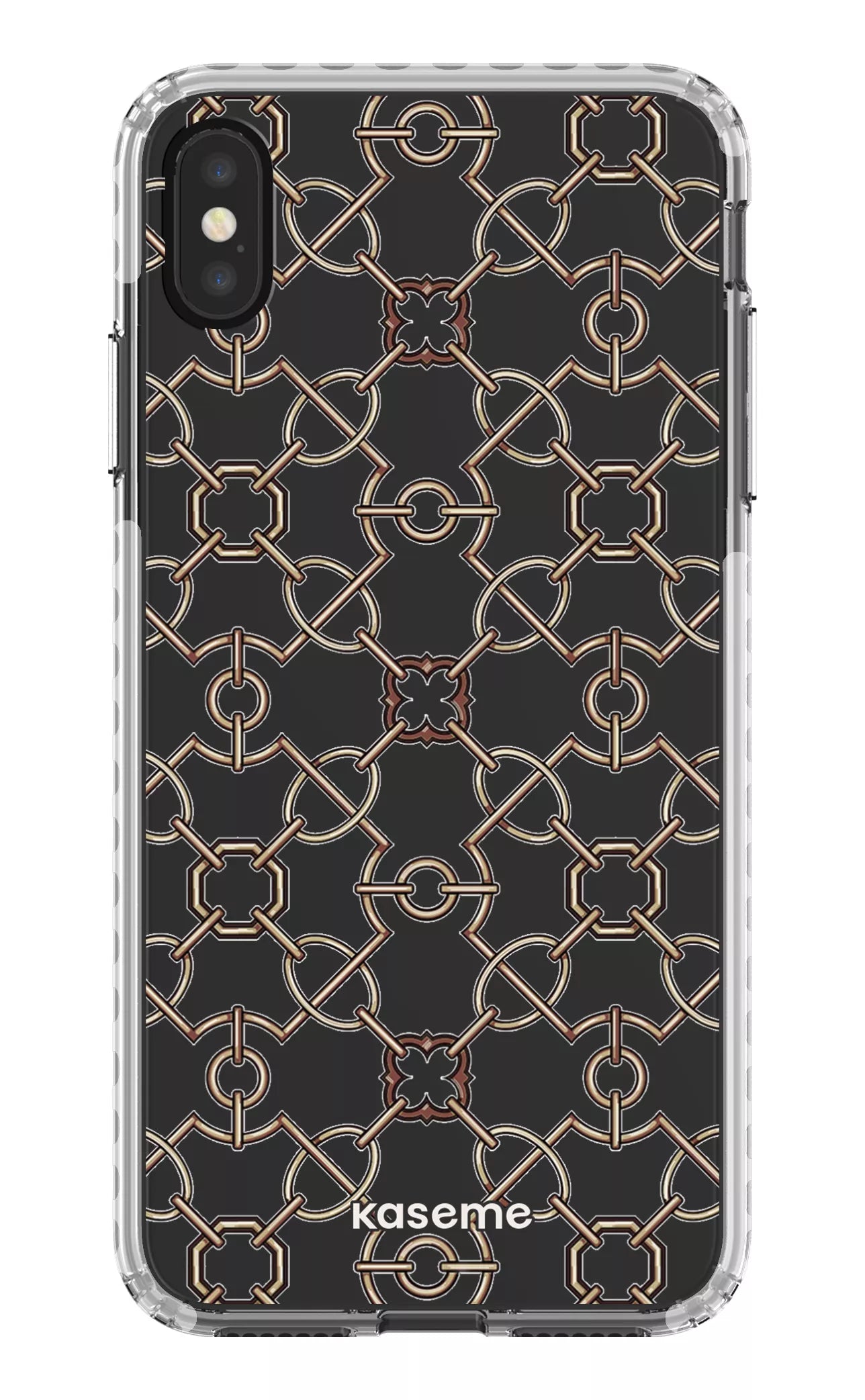 iPhone XS Max Clear Case - White Refined Clear Case -