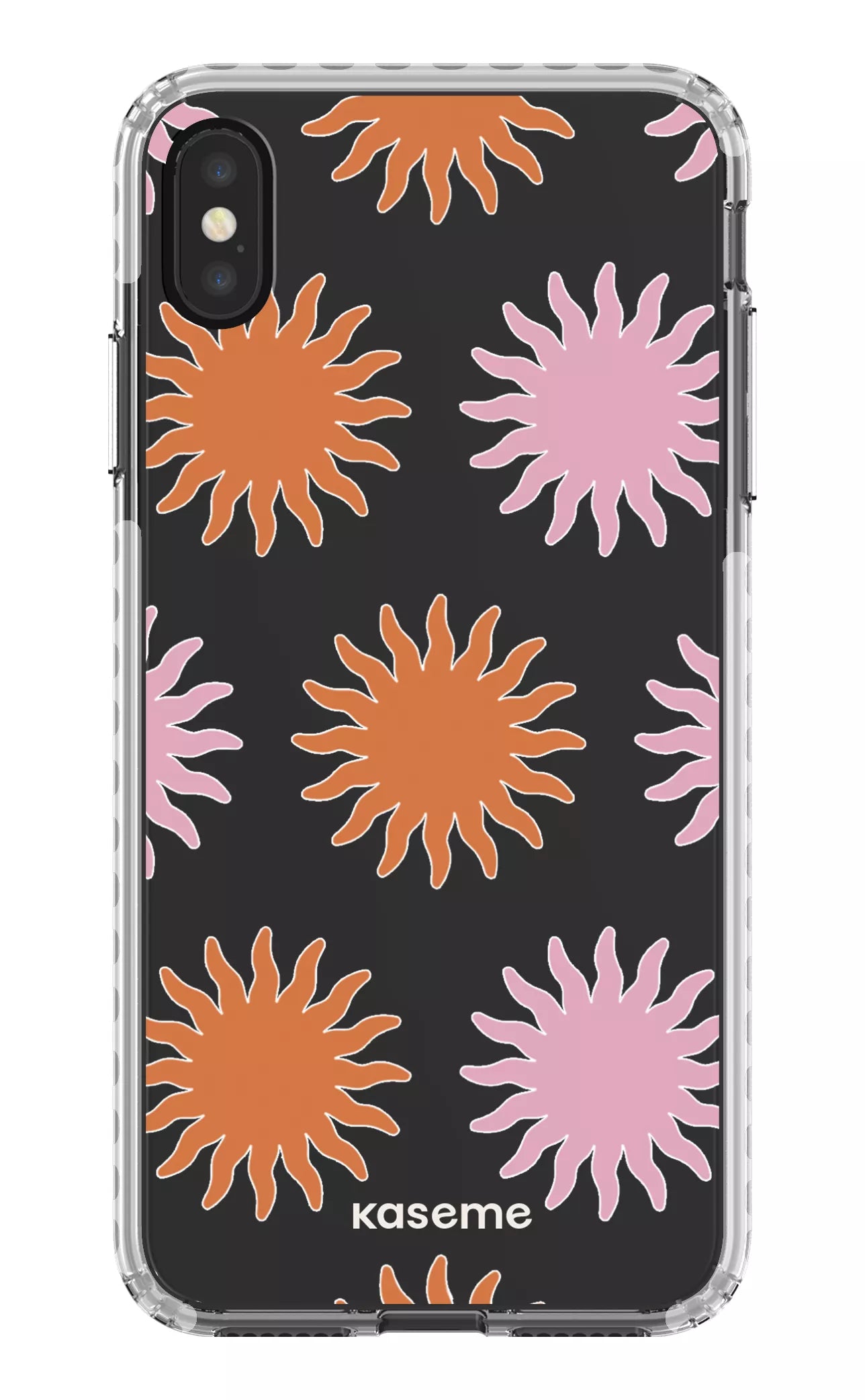 iPhone XS Max Clear Case - White Vitamin Sea Clear Case -