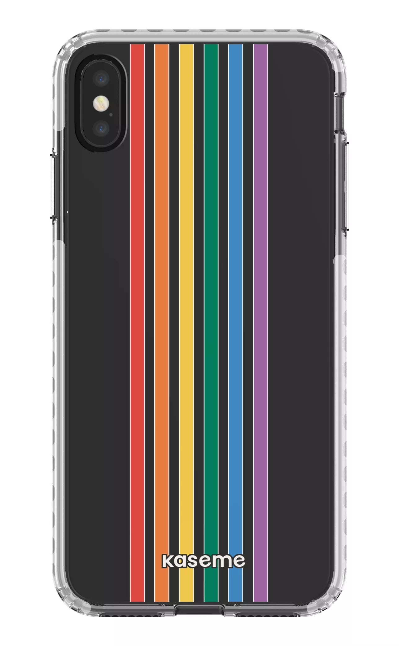 iPhone XS Max Clear Case - White We're coming out Clear Case -