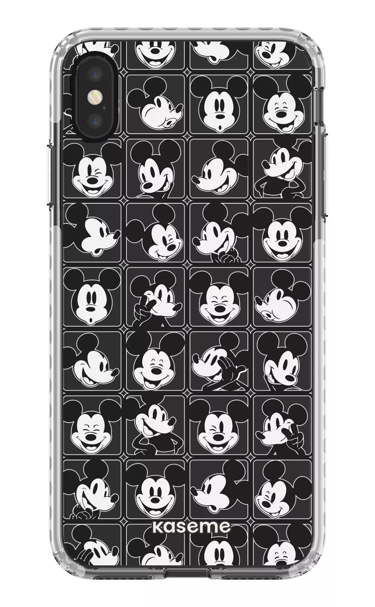 iPhone XS Max Clear Case - White Whimsy Clear Case -