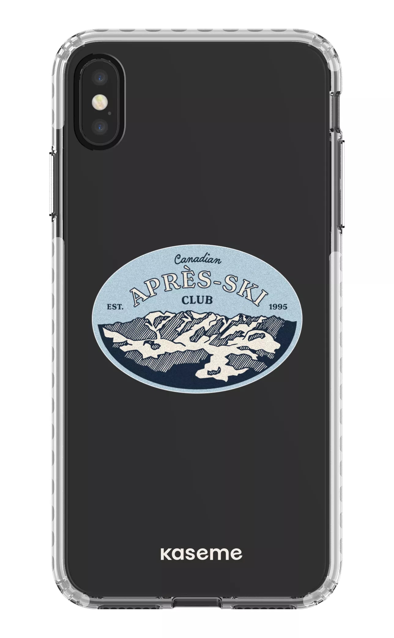 iPhone XS Max Clear Case - White Whistler Clear Case -