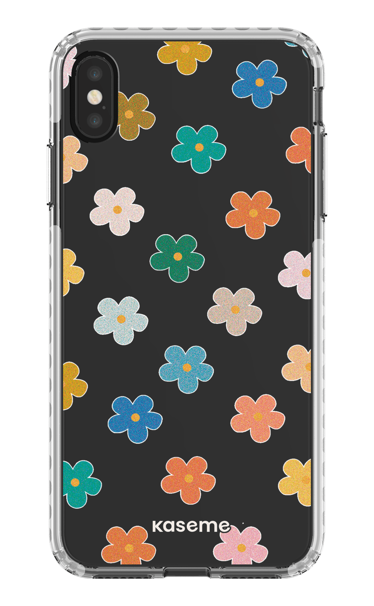 iPhone XS Max Clear Case - White Woodstock Clear Case -