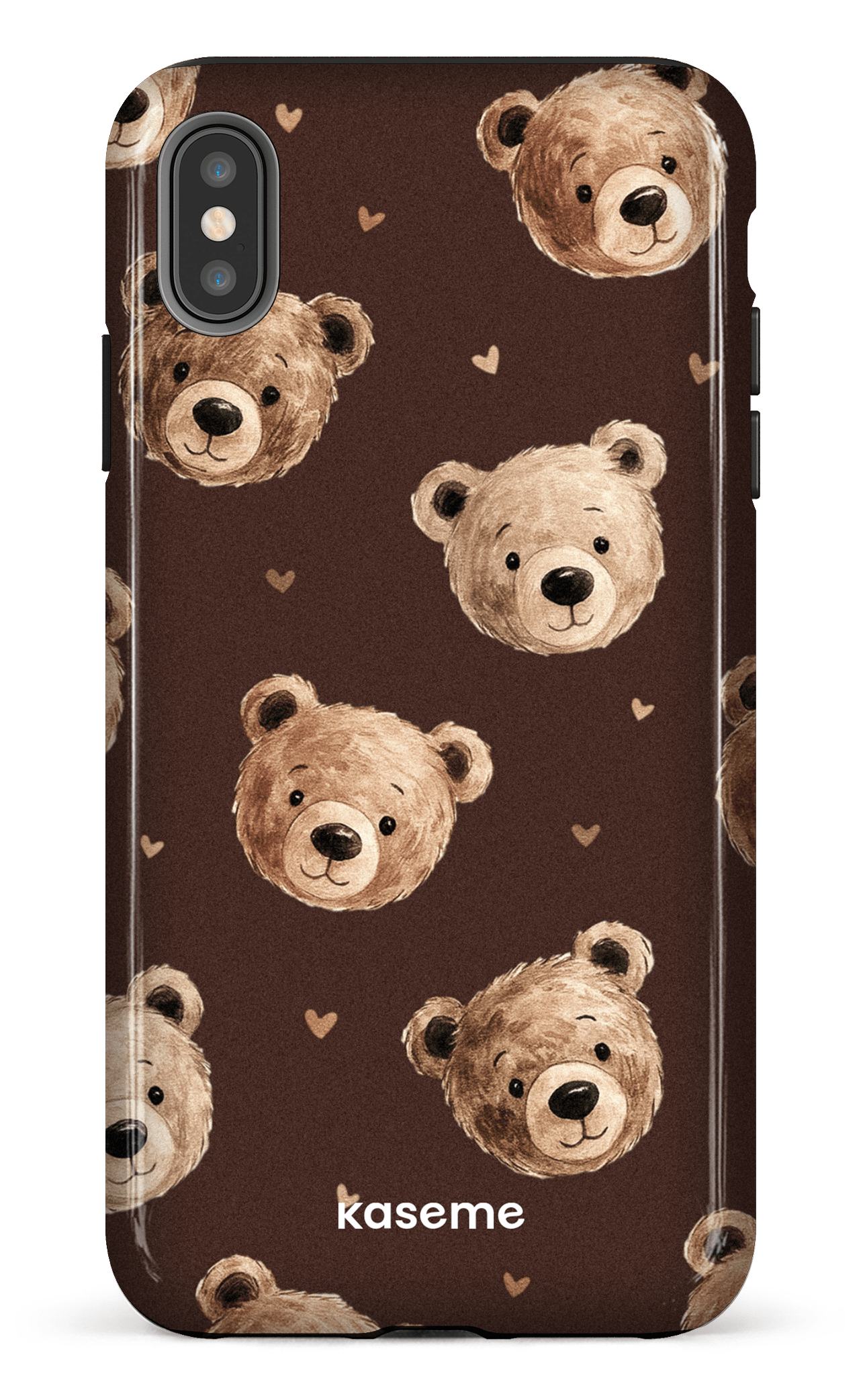 iPhone XS Max tough Cubbie Brown -