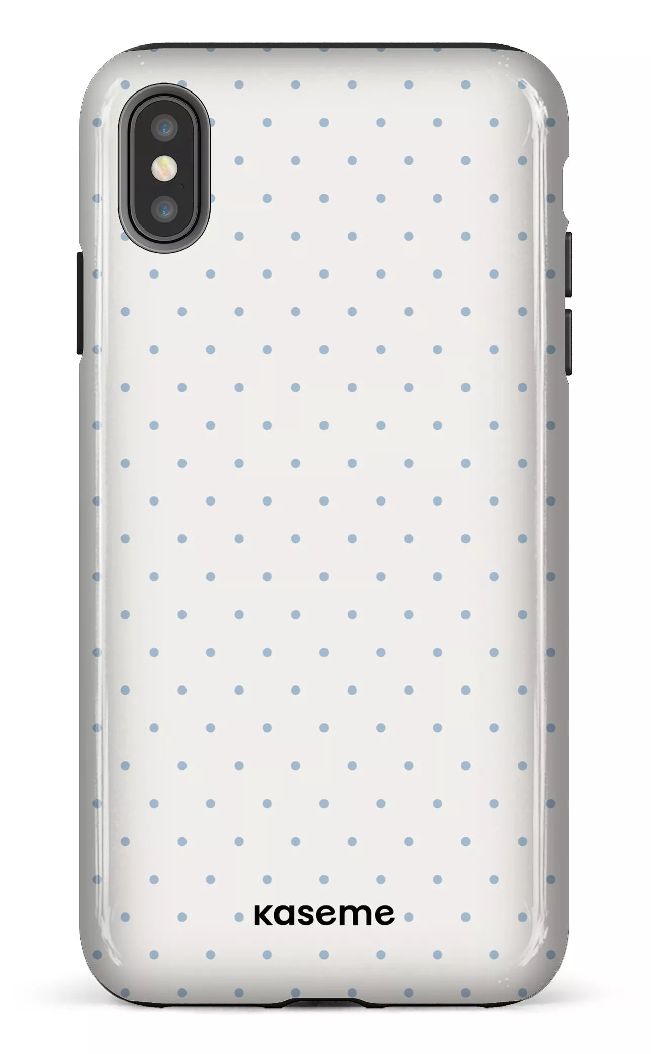 iPhone XS Max tough Ditsy White & Blue -