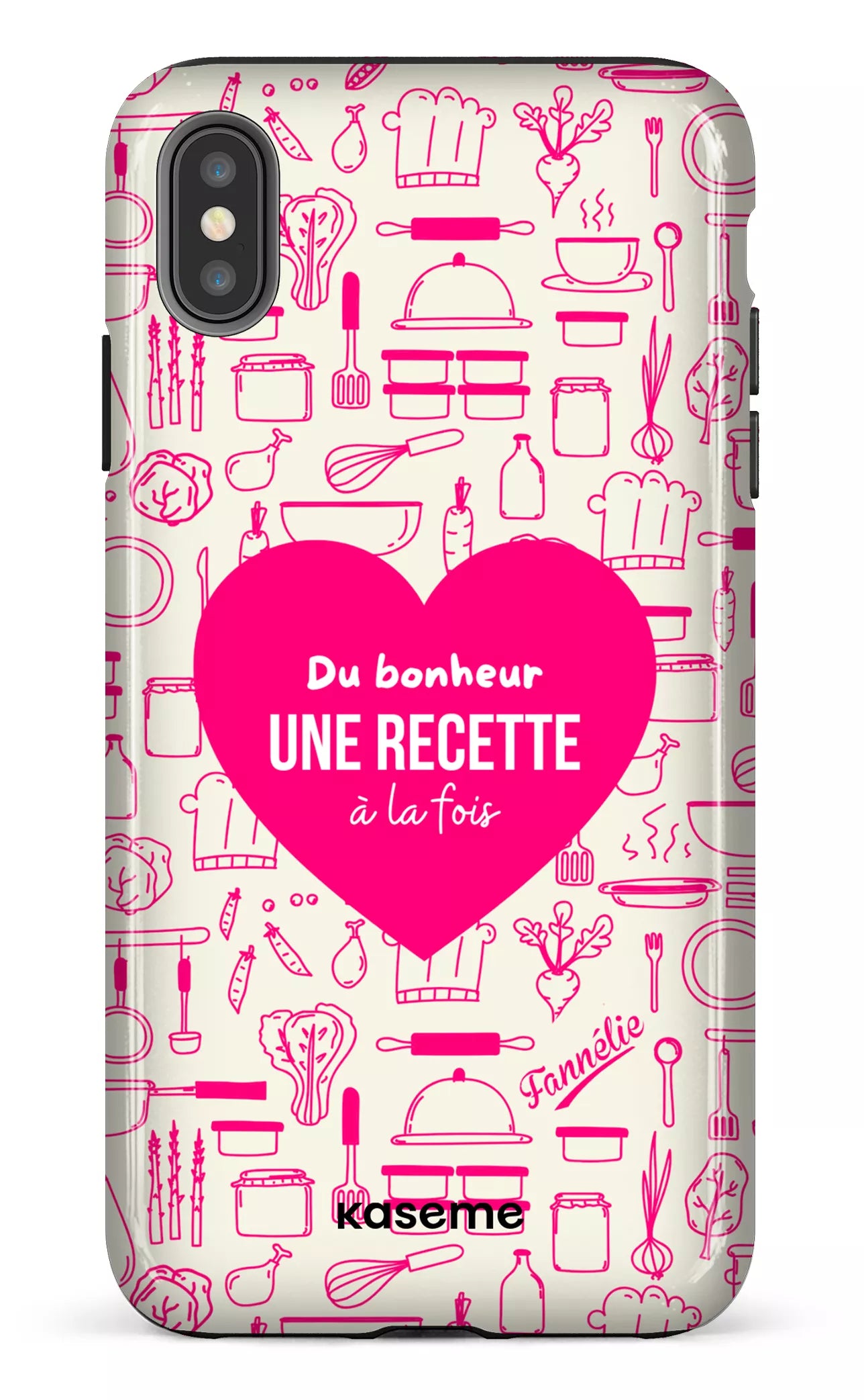 iPhone XS Max tough Du bonheur une recette à la fois -