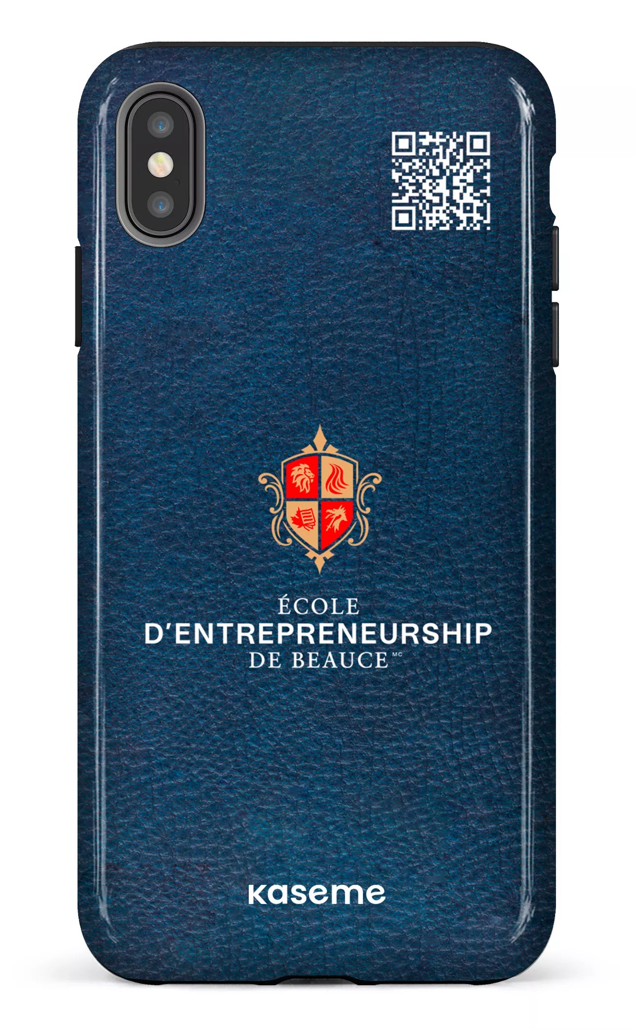 iPhone XS Max tough EEB Bleu QR -