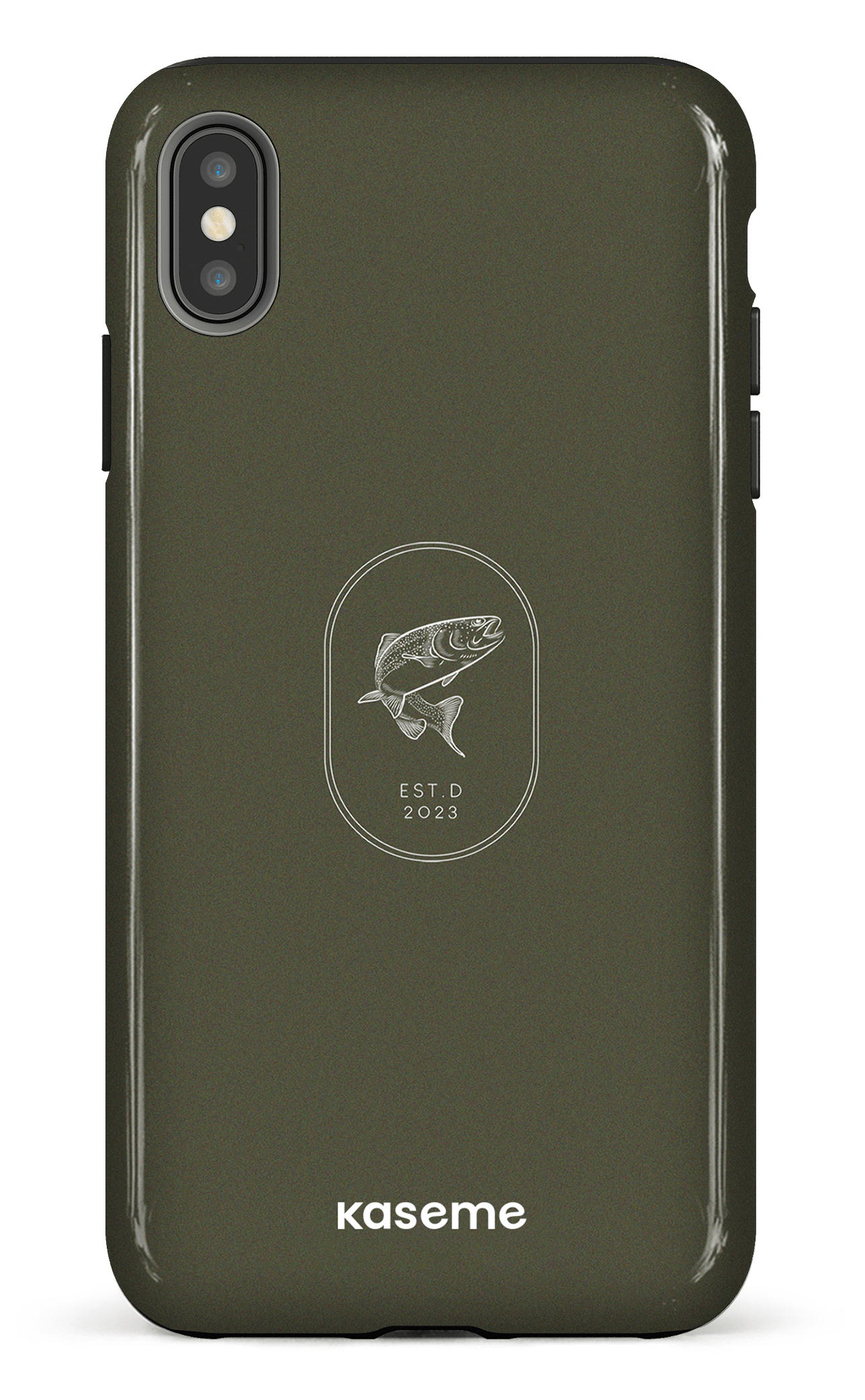 iPhone XS Max tough Fishing Green -