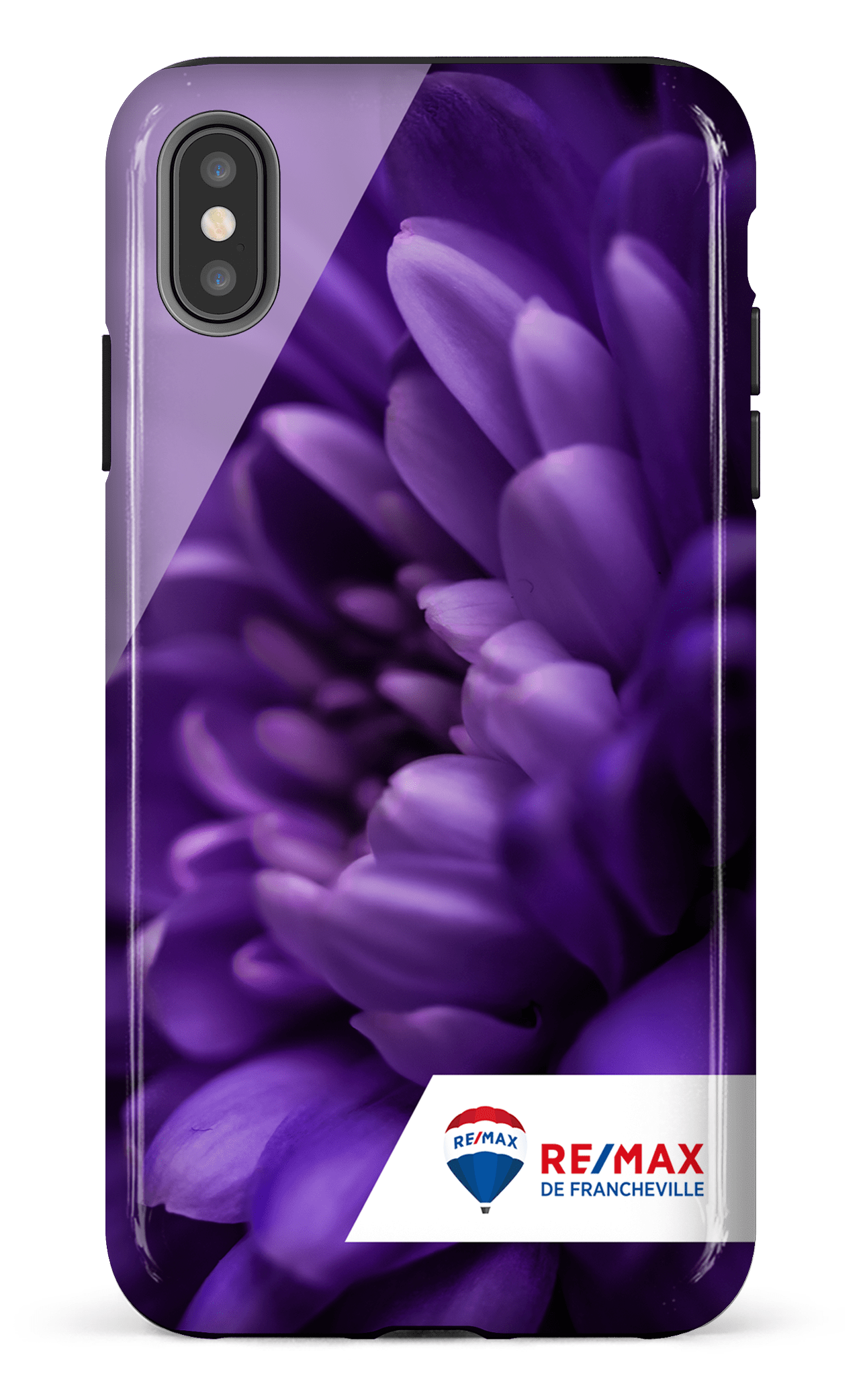 iPhone XS Max tough Fleur gros plan de Francheville -