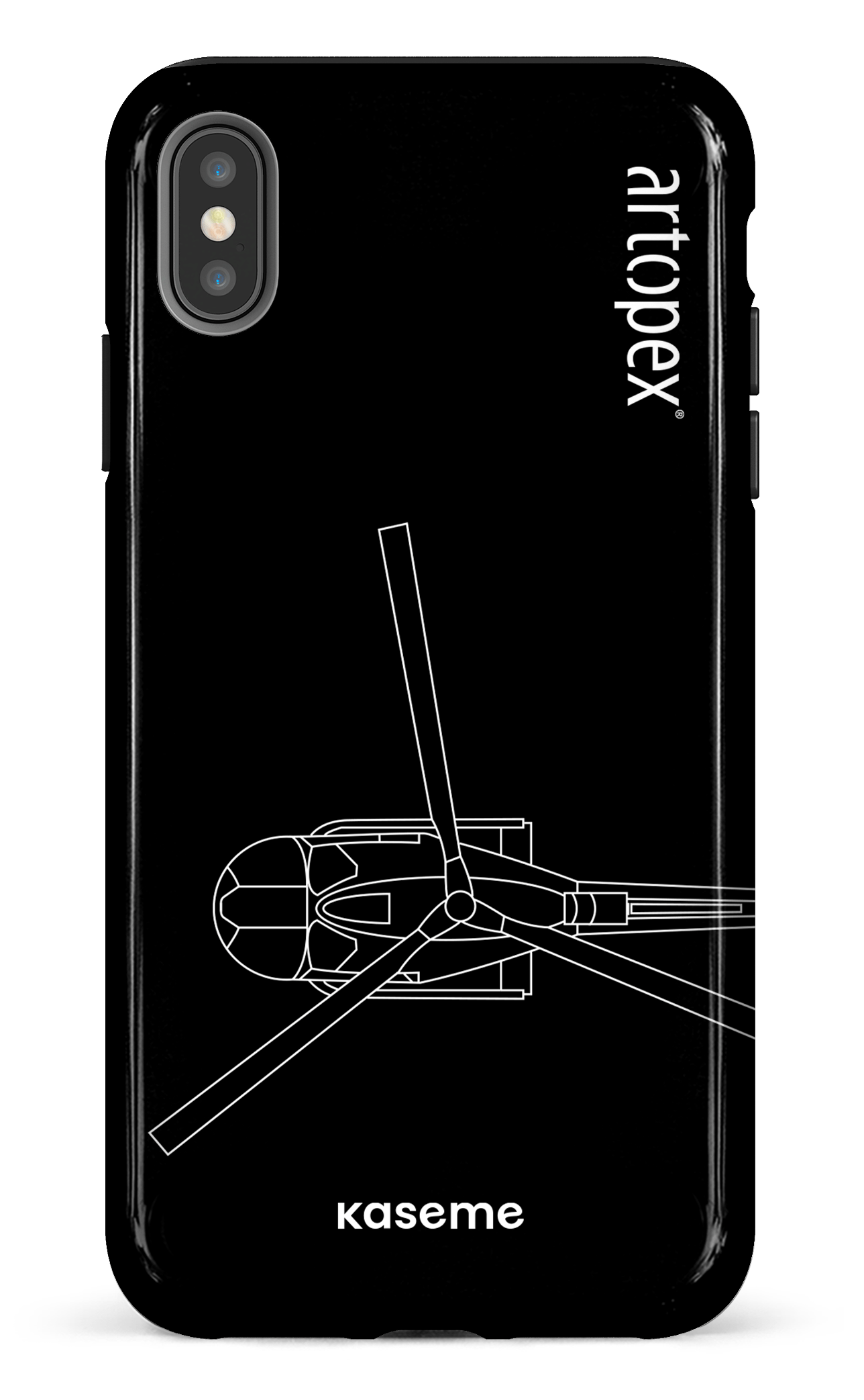 iPhone XS Max tough L'hélico par Artopex -