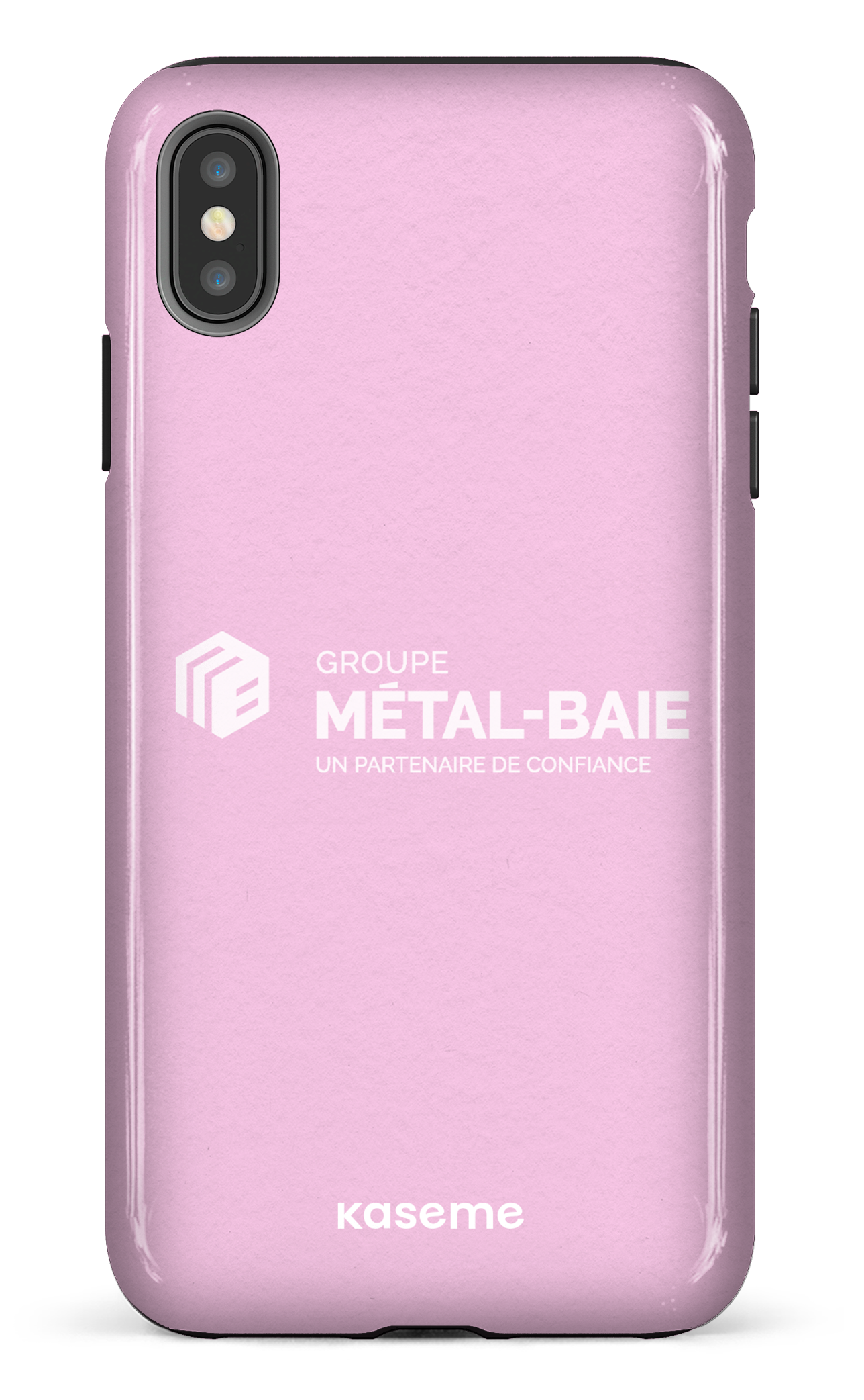 iPhone XS Max tough Métal-Baie Rose -