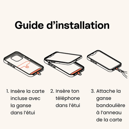 Ganse bandoulière marine