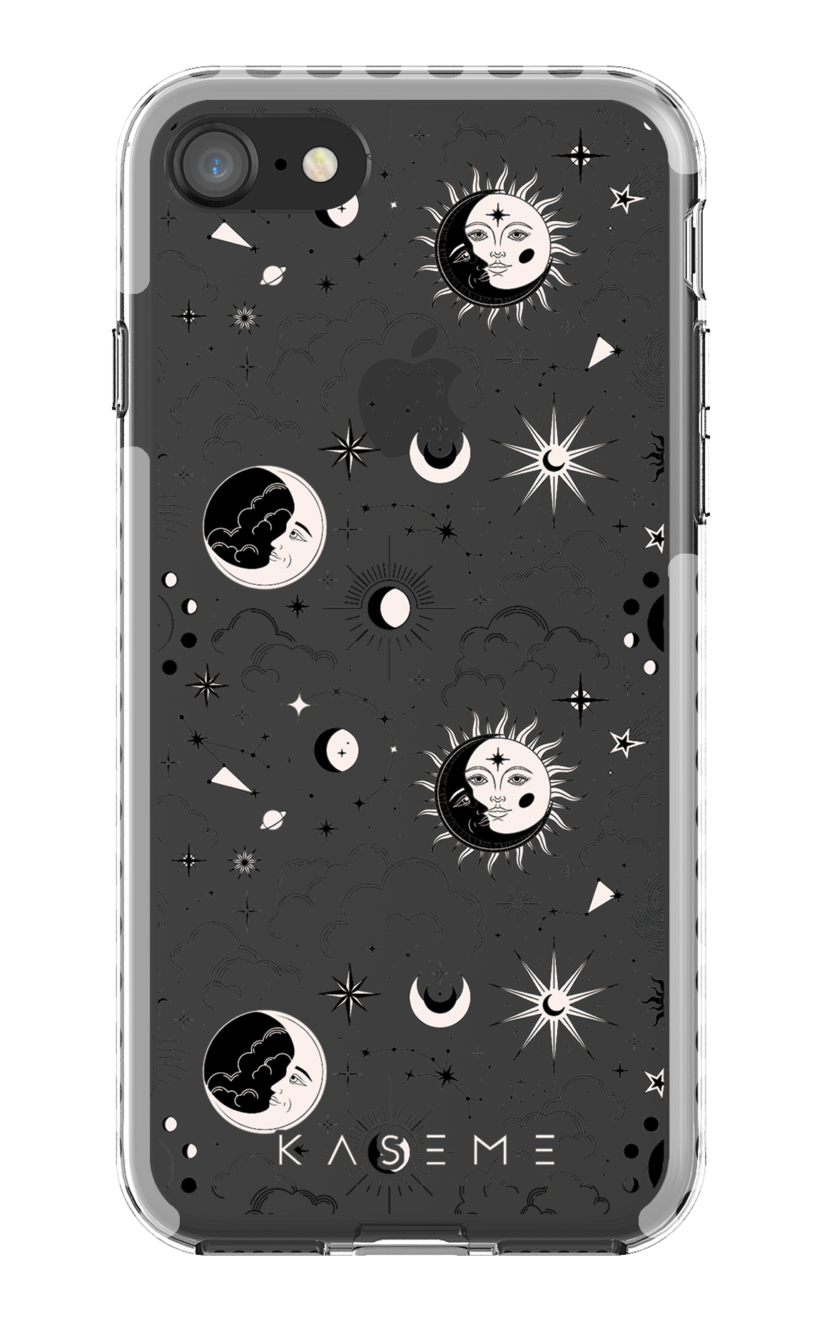 Milky Way Black Clear Case - iPhone SE