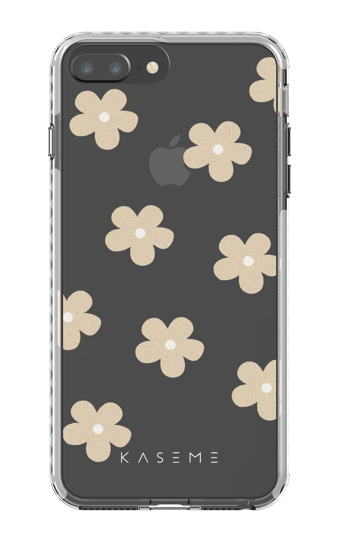 Woodstock Beige Clear Case - iPhone 8 Plus