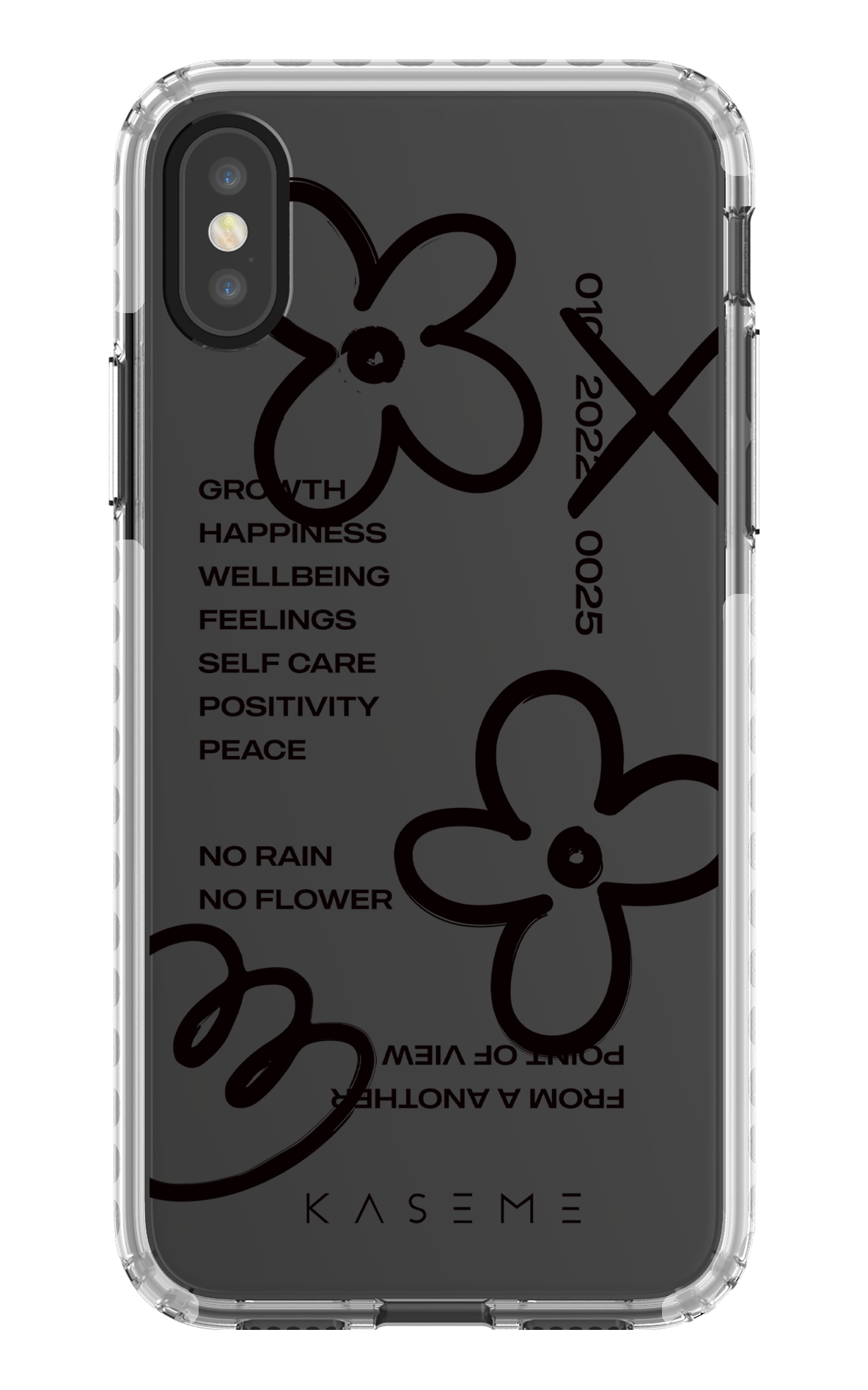 Feelings black clear case - iPhone X/Xs