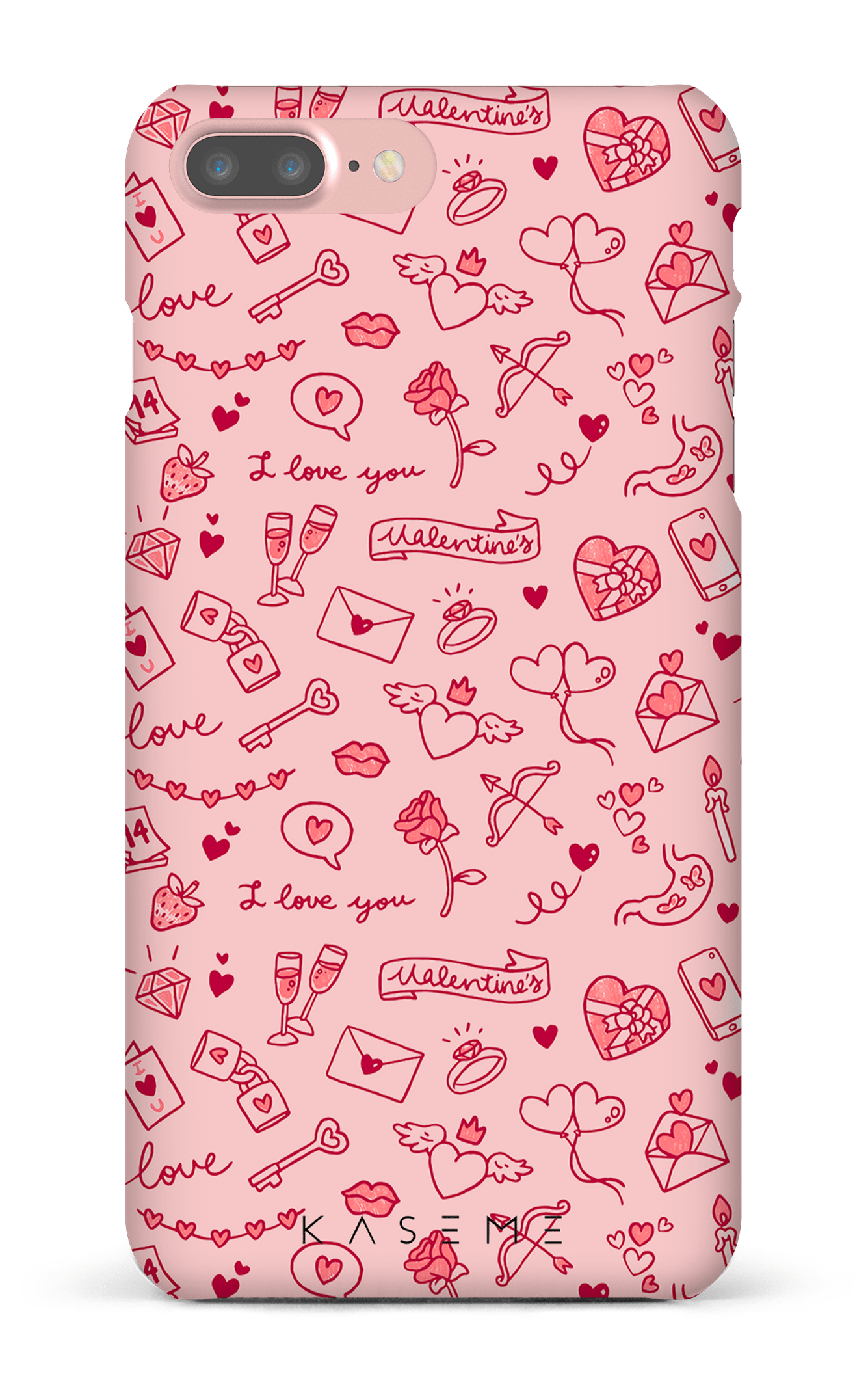 My Valentine pink - iPhone 7 Plus