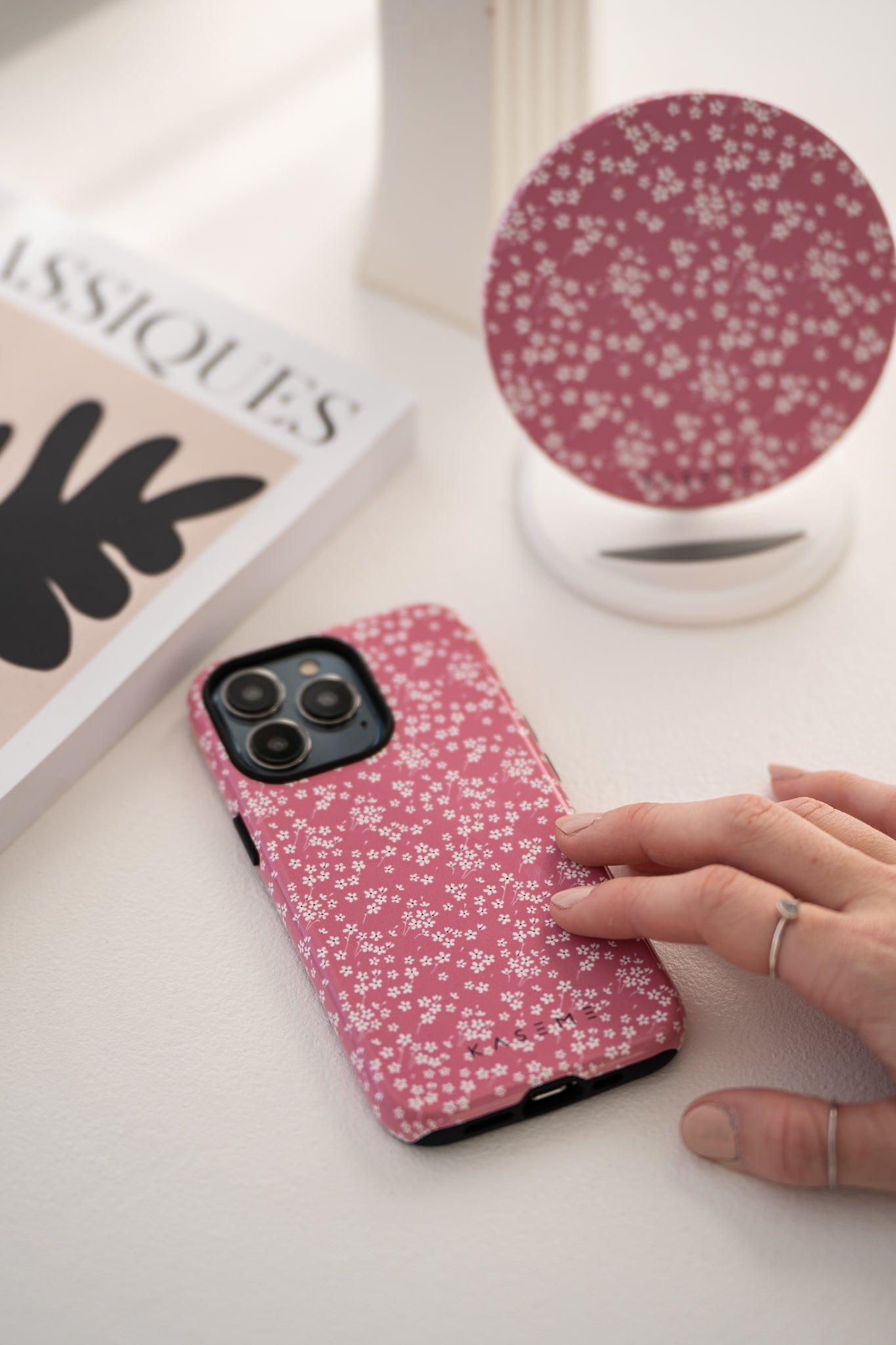 Posy Pink wireless charger